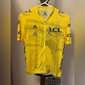 NWT Le Coq Sportif 2019 Tour de France Arrival Full-Zip Cycling Jersey M